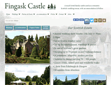 Tablet Screenshot of fingaskcastle.co.uk